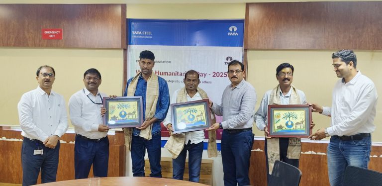 Tata Steel Foundation Observes World Humanitarian Day at Sukinda Chromite Mine