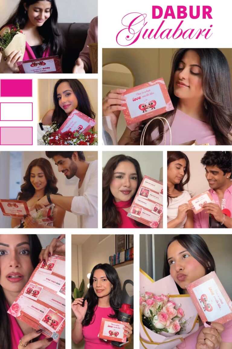Dabur Gulabari’s #SayItWithARose Campaign Garners 100M+ Views, Distributes 2.5 Lakh Scented Memory Cards on Rose Day