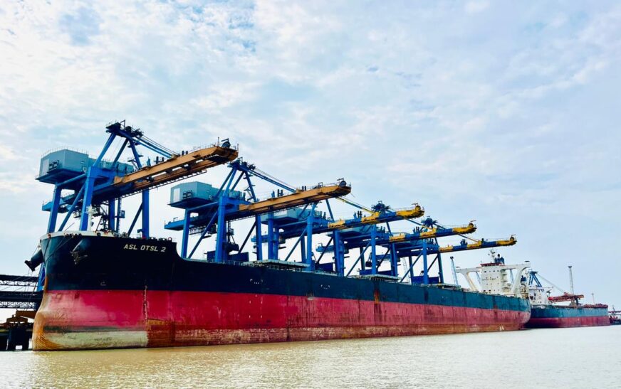 Historic Milestone: Dhamra Port Sets Double National Record in Dry Bulk Cargo